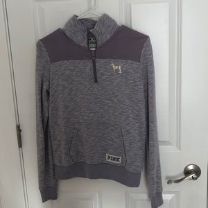 Purple PINK Quarter Zip